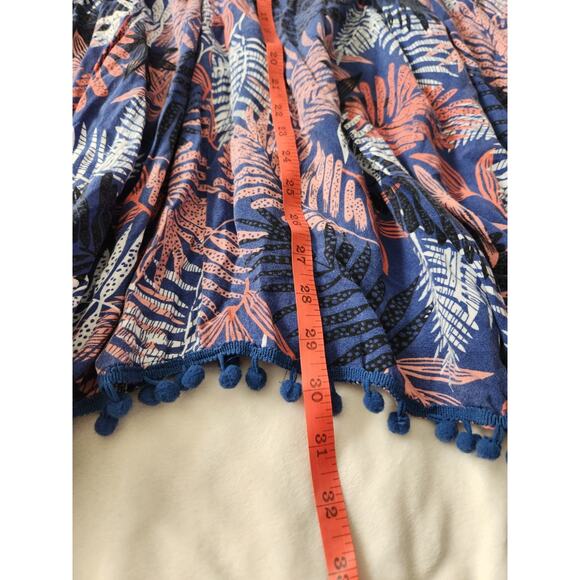 GOA Beachwear by Japna Women's Large Floral Handkerchief Swimsuit Cover Up Dress - Picture 5 of 6